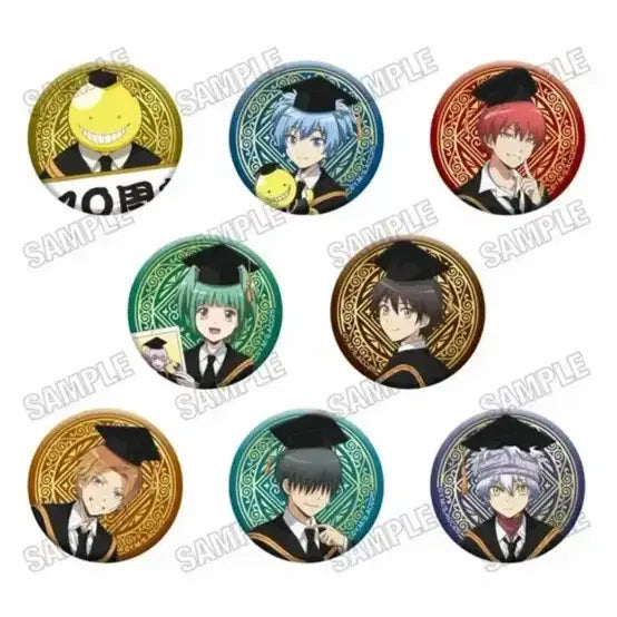 [BUNJANG] Assassination Classroom Korosensei 10th Anniversary Can Badge / 암살교실 코로센세 10주년 캔뱃지 판매합니다!