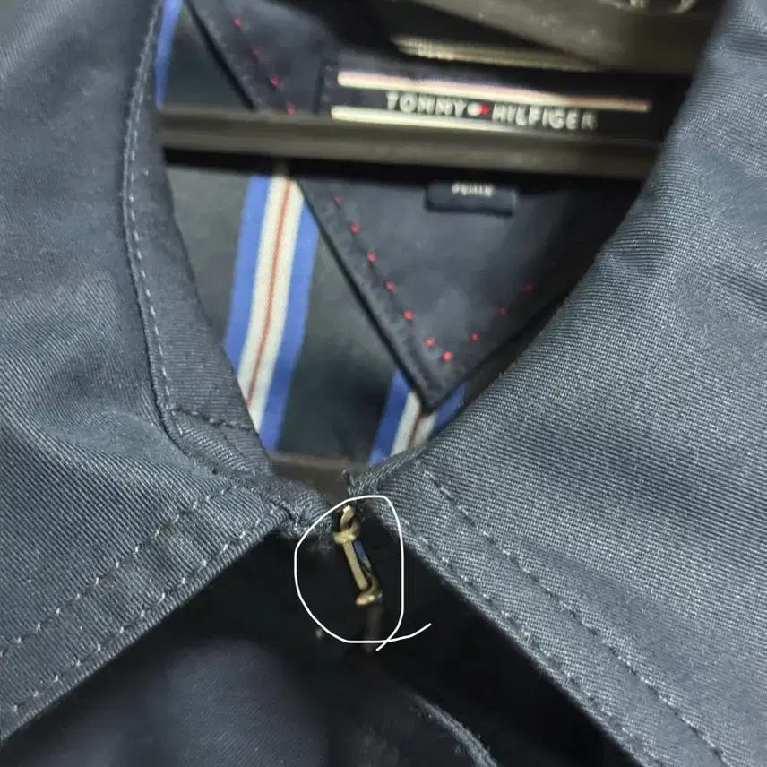 [BUNJANG] Tommy Hilfiger Trench Coat - Navy - New / [정가 40만원대] (새상품) 타미힐피거 트렌치코트