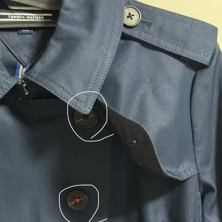 [BUNJANG] Tommy Hilfiger Trench Coat - Navy - New / [정가 40만원대] (새상품) 타미힐피거 트렌치코트