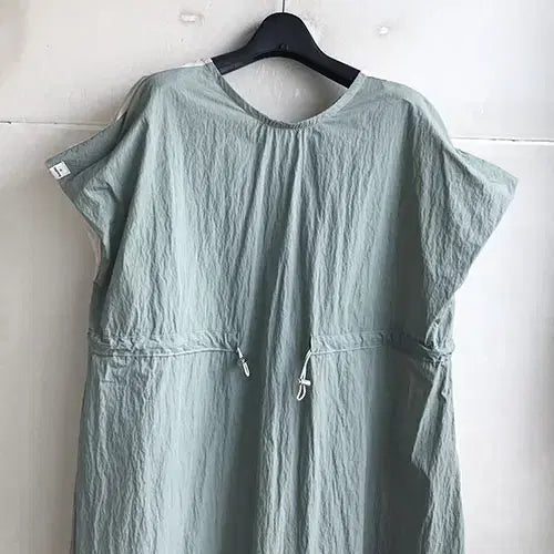 [BUNJANG] Beige &amp; Pastel Green Rayon 100% Summer Dress - Size 66/77 / 고급 국산 파스텔그린 원피스-66.77/새거수준