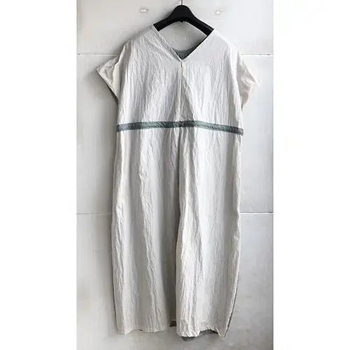 [BUNJANG] Beige &amp; Pastel Green Rayon 100% Summer Dress - Size 66/77 / 고급 국산 파스텔그린 원피스-66.77/새거수준