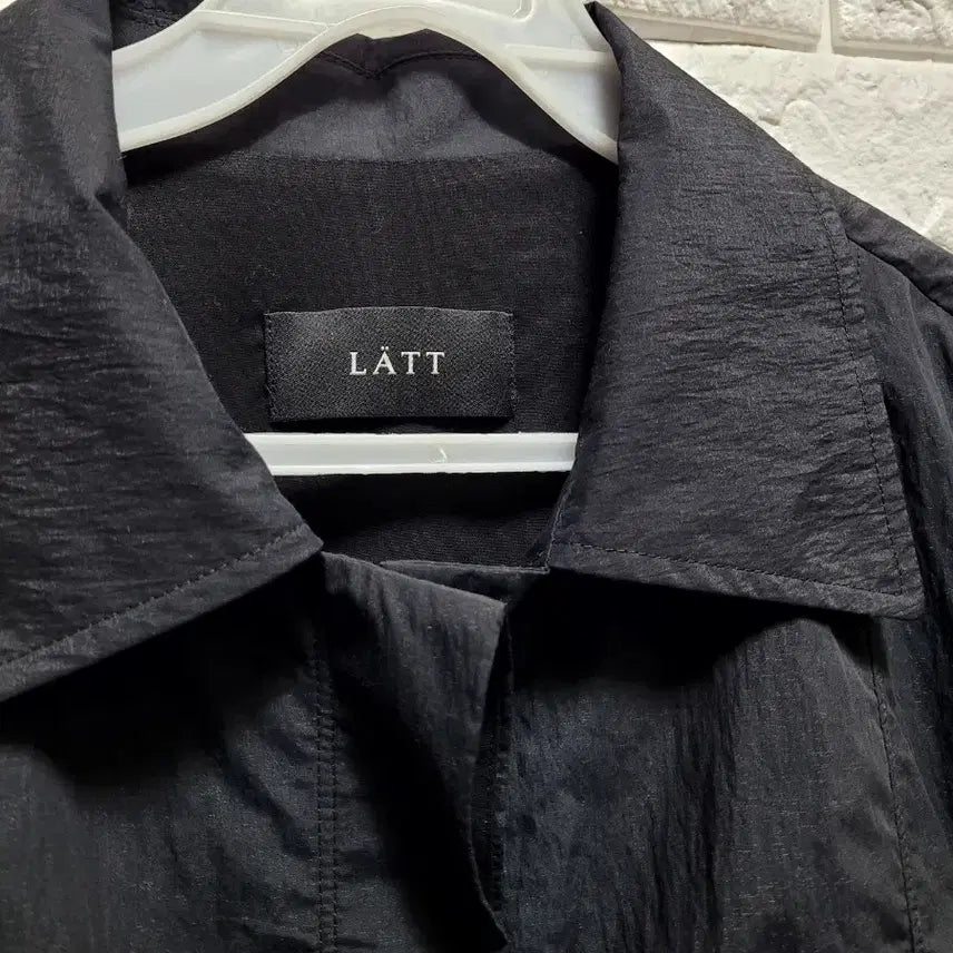 [BUNJANG] LATT Black Short Sleeve Shirt Jacket / 한섬 LATT 래트 블랙 반팔 셔츠 자켓