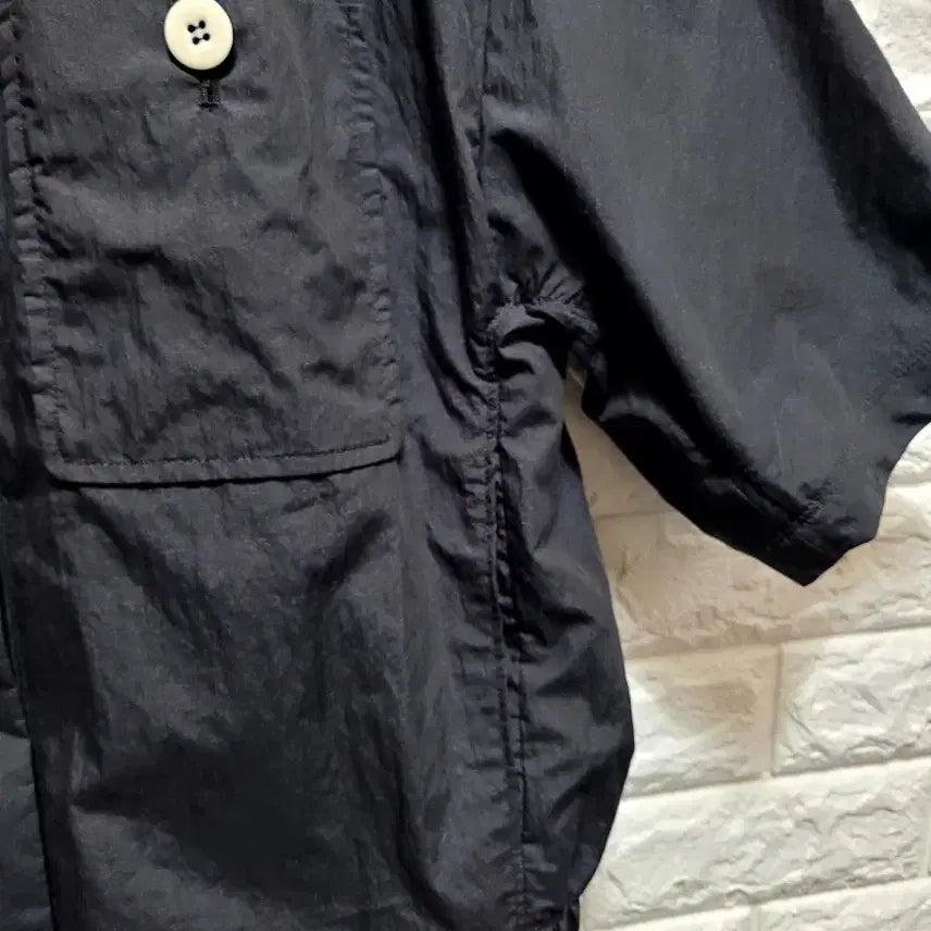 [BUNJANG] LATT Black Short Sleeve Shirt Jacket / 한섬 LATT 래트 블랙 반팔 셔츠 자켓