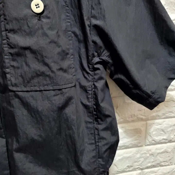 [BUNJANG] LATT Black Short Sleeve Shirt Jacket / 한섬 LATT 래트 블랙 반팔 셔츠 자켓