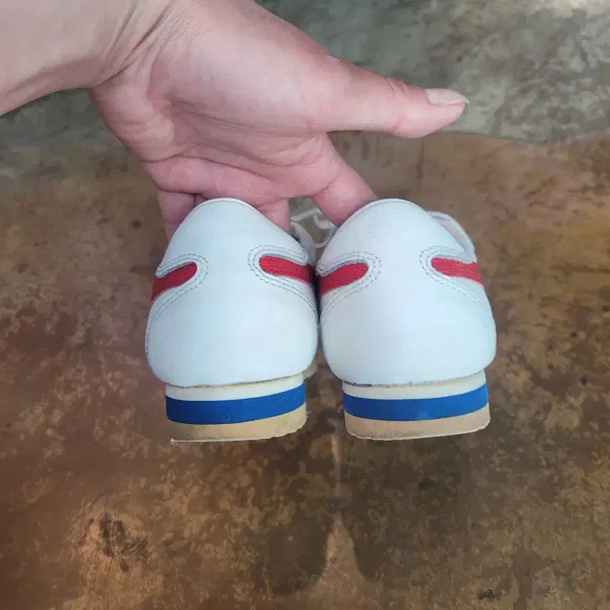 [BUNJANG] Onitsuka Tiger Corsair White/Red Sneakers 240mm / 오니츠카타이거 코르세어 커세어 흰/빨 스니커즈 240mm