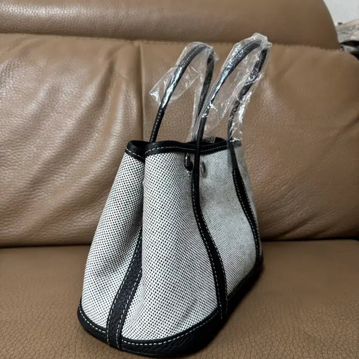 [BUNJANG] Canvas and Leather Handbag / (새상품)천연소가죽 캔버스백(정가9만)골프카드백으로도 굿