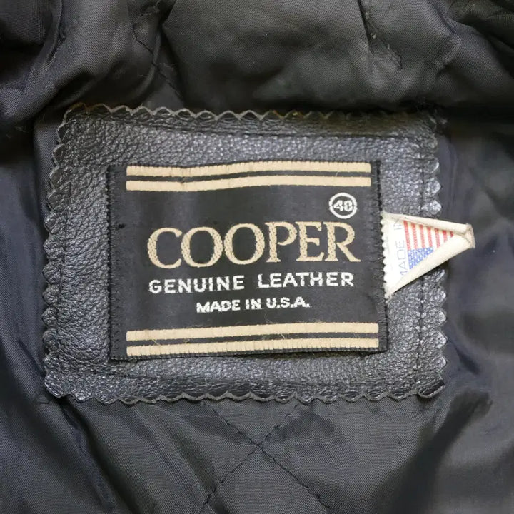 [BUNJANG] COOPER Double Riders Leather Jacket / [L] Made in U.S.A 쿠퍼 COOPER 더블 라이더 자켓