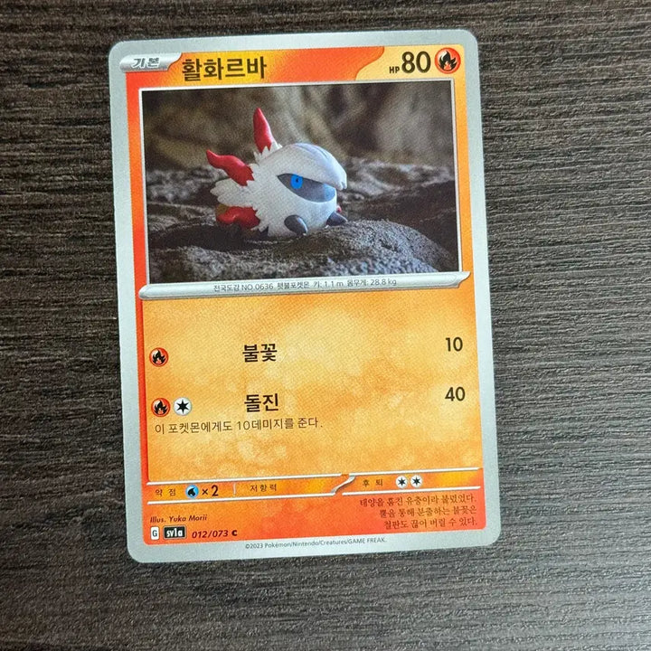 [BUNJANG] Pokemon Volcarona Trading Cards / 포켓몬카드 활화르바 판매 2