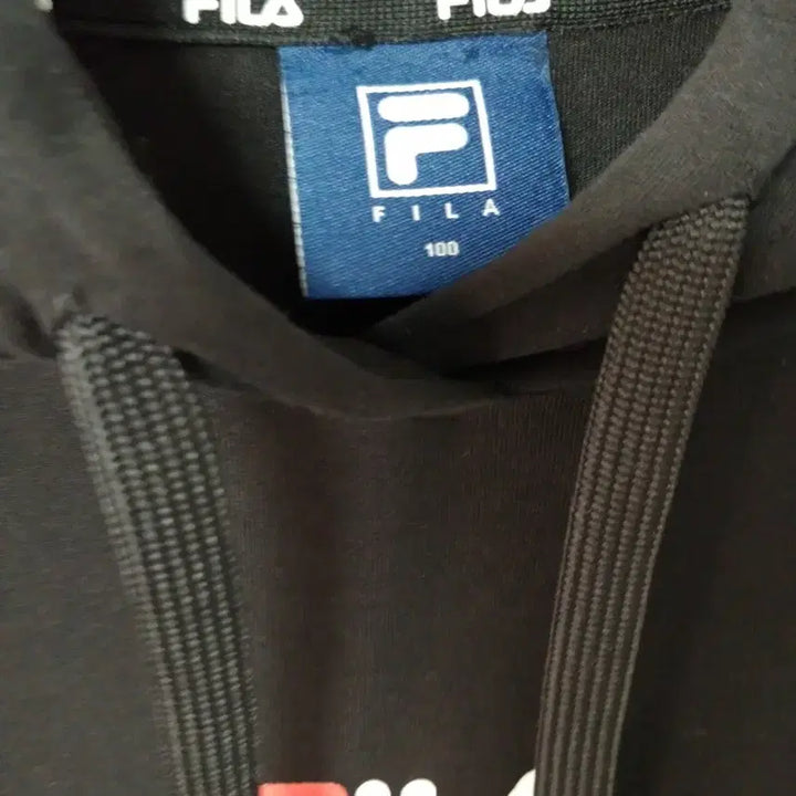 [BUNJANG] Fila Big Logo Hooded Short Sleeve Dress / [L/100] 휠라(FILA) 빅로고 반팔 후드 원피스