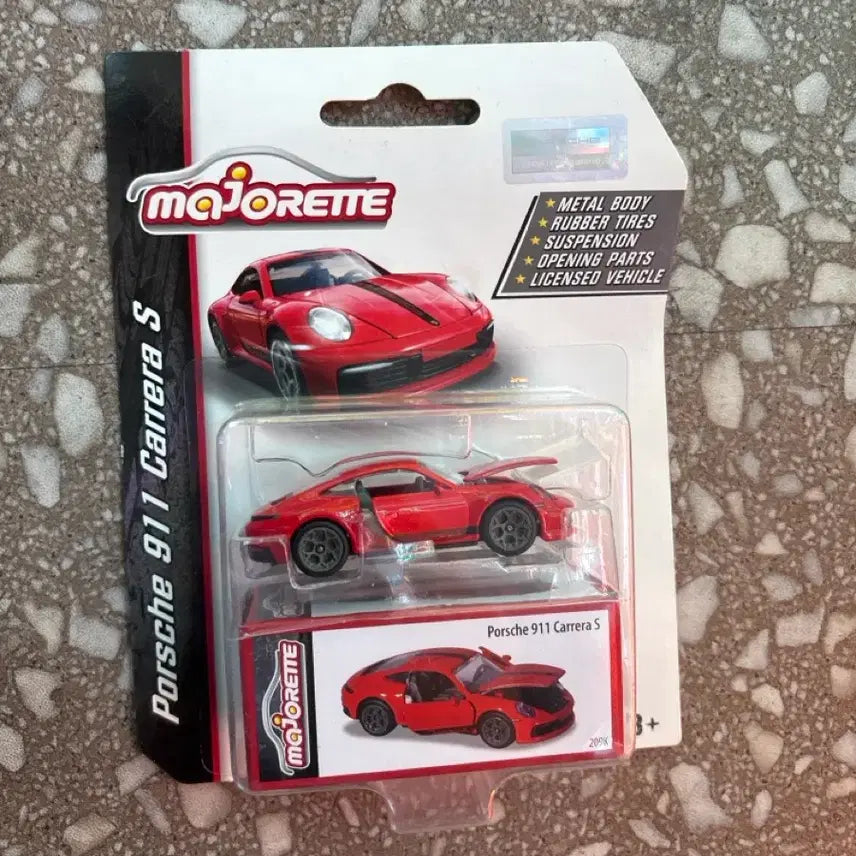 [BUNJANG] Majorette Porsche 911 Carrera S Red Diecast Model / 마조레트 포르쉐 911 카레라S 레드