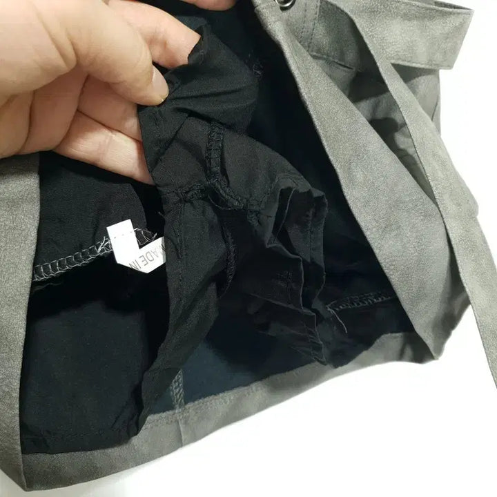 [BUNJANG] Belted Leather Cargo Skirt S / 벨티드 레더 카고 스커트 S_S1694