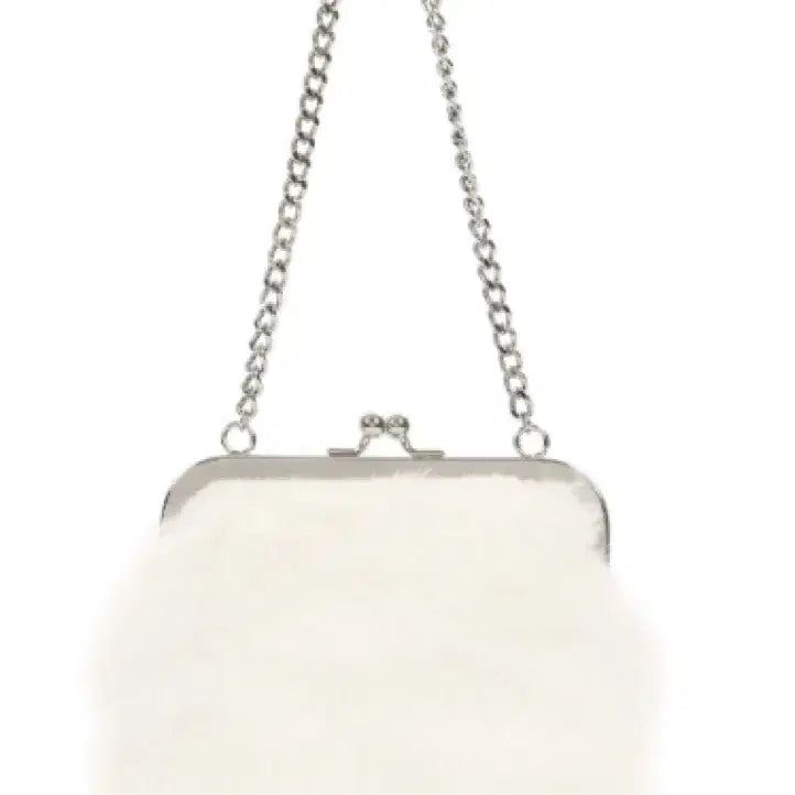 [BUNJANG] Wsc Archive Fluffy Mini Bag - White / Wsc archive fluffy mini bag white