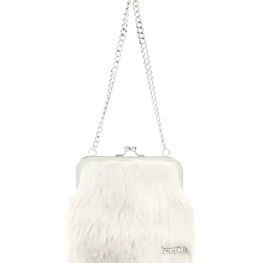 [BUNJANG] Wsc Archive Fluffy Mini Bag - White / Wsc archive fluffy mini bag white