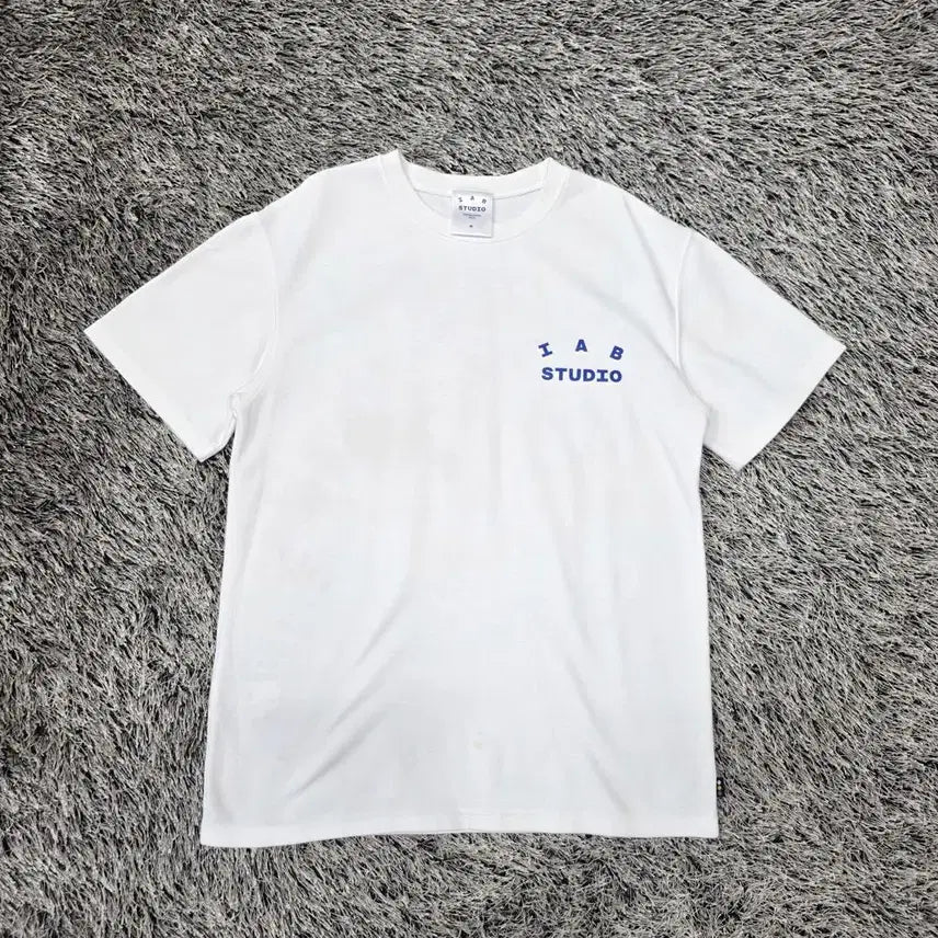 [SOLD OUT] 아이앱스튜디오 화이트블루 반팔티셔츠/남성(M)/ST3122