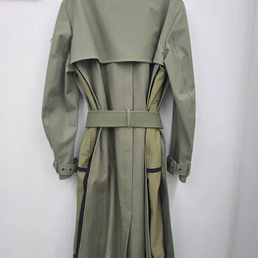 [BUNJANG] Valentino Khaki Long Trench Coat / 발렌티노 카키색 롱 트렌치 코트