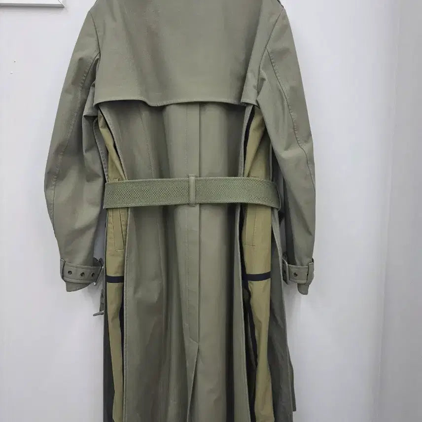 [BUNJANG] Valentino Khaki Long Trench Coat / 발렌티노 카키색 롱 트렌치 코트