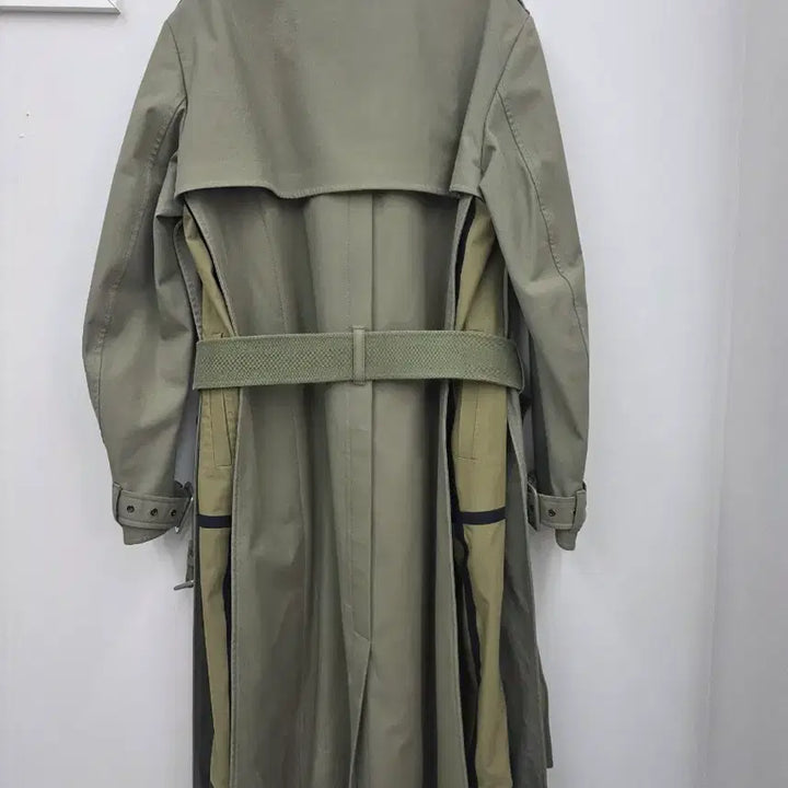 [BUNJANG] Valentino Khaki Long Trench Coat / 발렌티노 카키색 롱 트렌치 코트