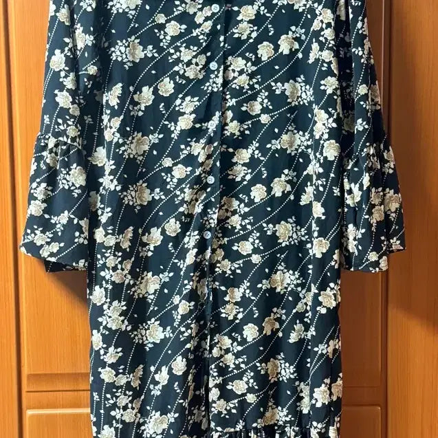 [BUNJANG] Floral Print Long Dress (Set of 4) / 꽃무늬 원피스 4종 55-66