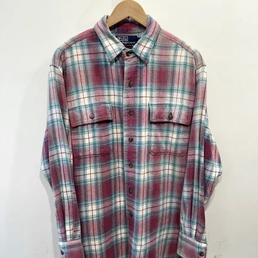 [BUNJANG] Polo Ralph Lauren Plaid Check Shirt / 폴로 랄프로렌 플래드 체크 셔츠