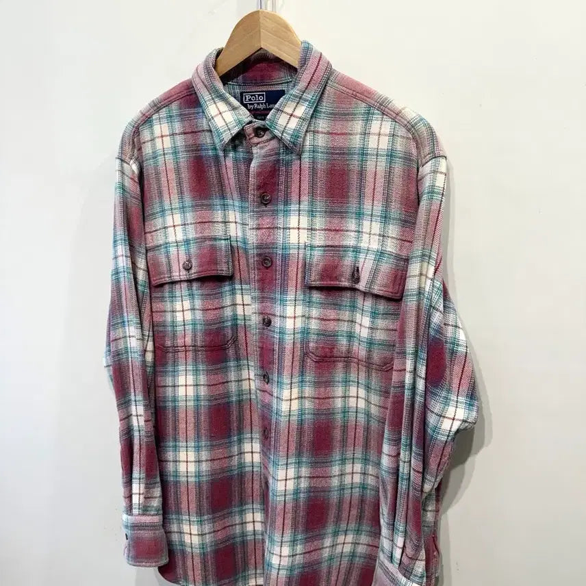 [BUNJANG] Polo Ralph Lauren Plaid Check Shirt / 폴로 랄프로렌 플래드 체크 셔츠