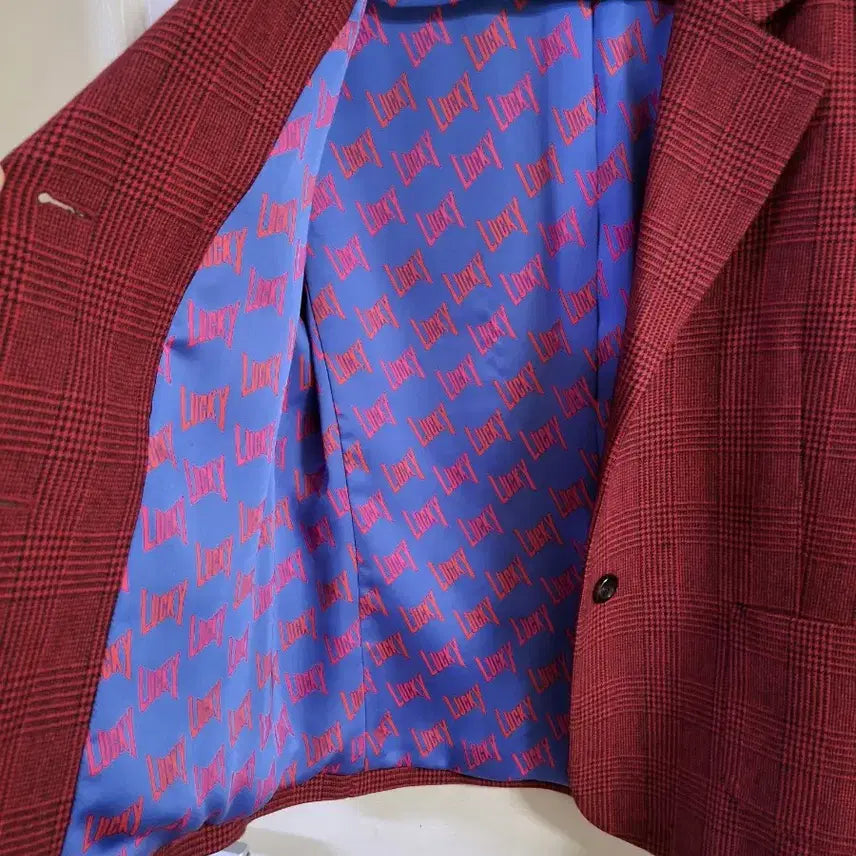 [BUNJANG] Lucky Chouette Check Jacket / 럭키슈에뜨) 체크 자켓 55~66