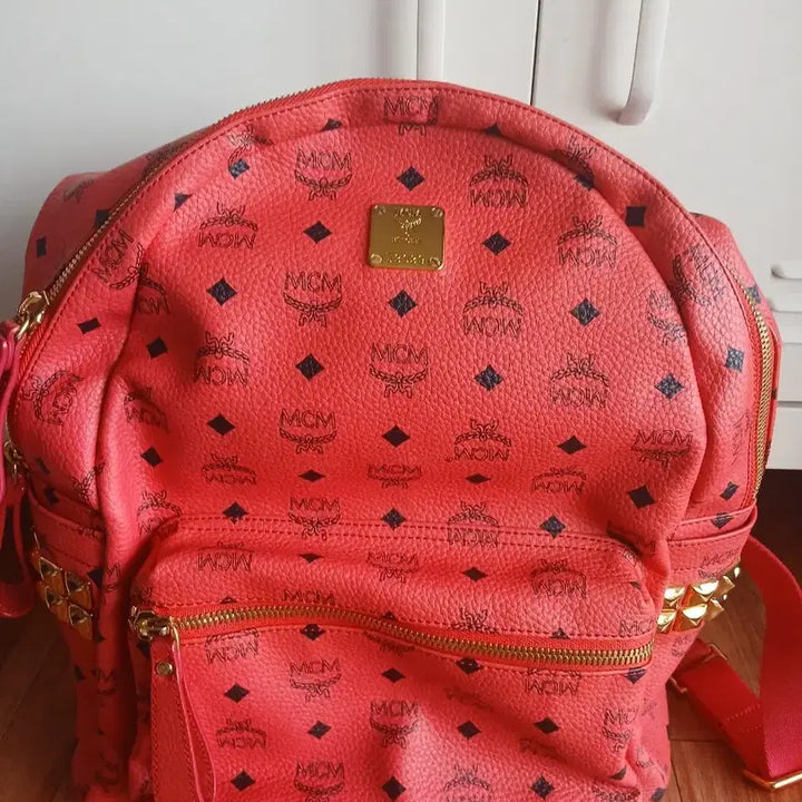 [BUNJANG] MCM Pink Backpack / MCM 정품 핑크 백팩