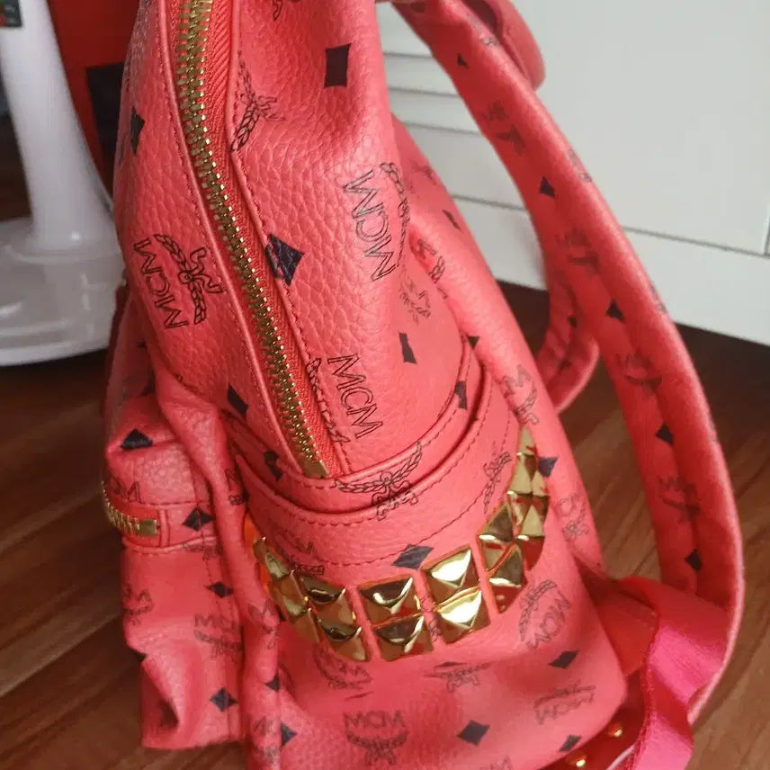 [BUNJANG] MCM Pink Backpack / MCM 정품 핑크 백팩