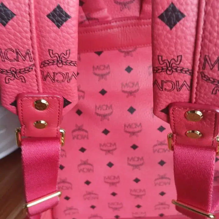 [BUNJANG] MCM Pink Backpack / MCM 정품 핑크 백팩