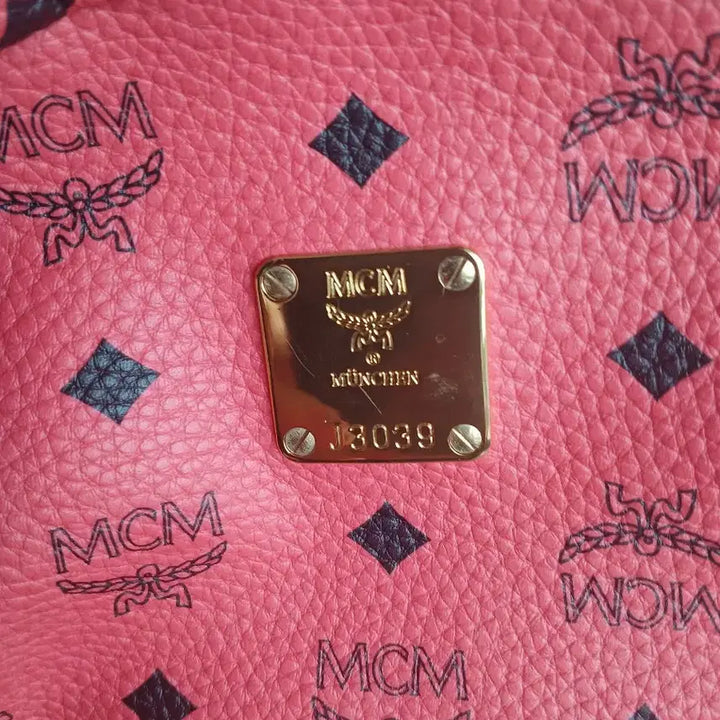 [BUNJANG] MCM Pink Backpack / MCM 정품 핑크 백팩