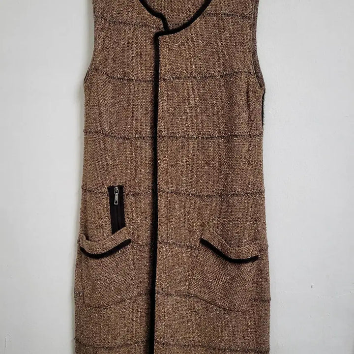 [BUNJANG] MICHAA Tweed Long Vest Dress 66 / 미샤(MICHAA) 트위드 롱 베스트(원피스 겸용) 66