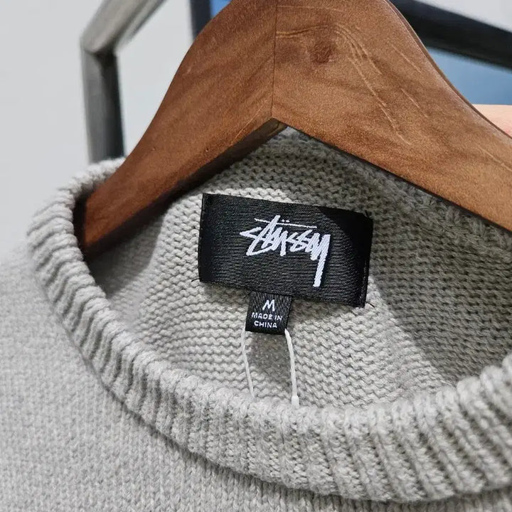 [BUNJANG] Stussy Contrast Crewneck Heather Sweatshirt / 스투시 콘트라스트 크루넥 헤더