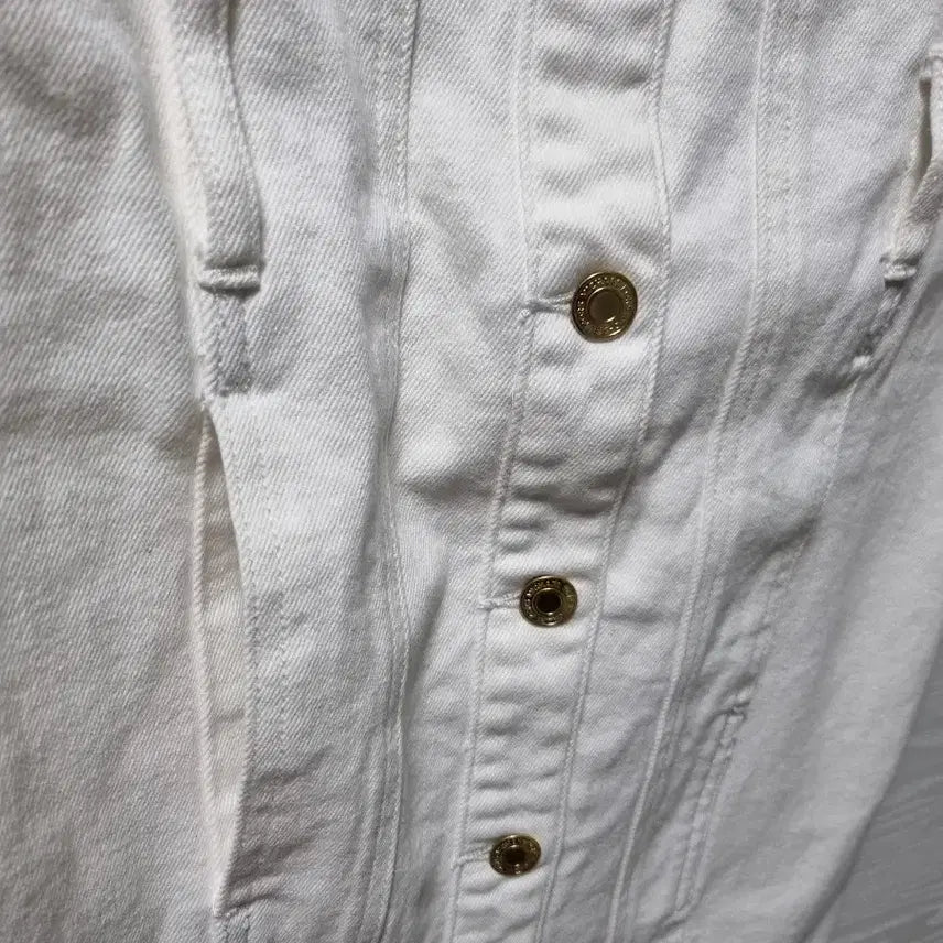 [BUNJANG] Michael Kors Chain Detail White Denim Dress / 마이클코어스 체인 원피스 0사이즈