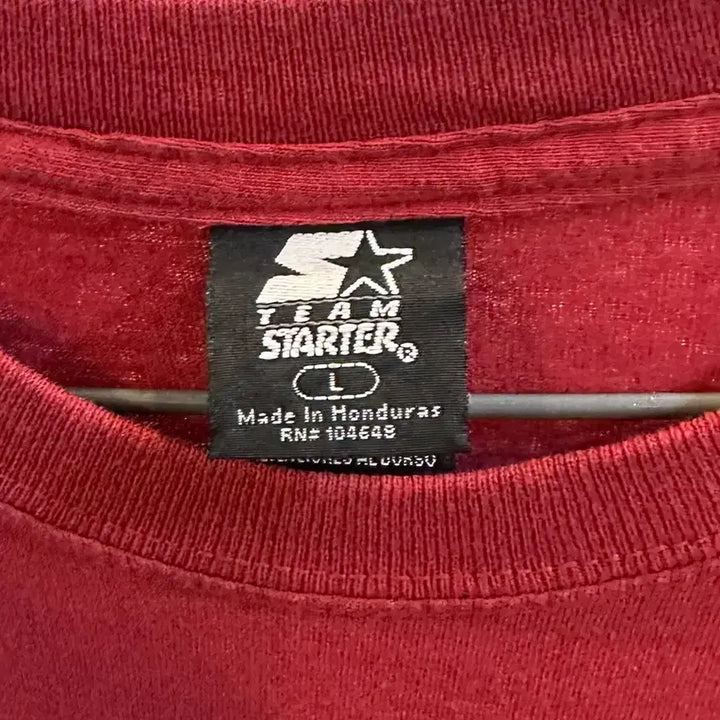 [BUNJANG] Starter Cleveland Basketball Team Red T-shirt / 스타터 클리브랜드 농구팀 반팔 레드 L