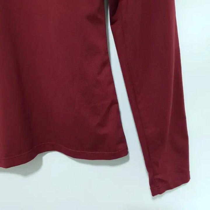 [BUNJANG] Sculpting Pig V-Neck Long T-shirt Cherry Red / 스컬피그 츄잉랩 브이넥 롱티셔츠 체리레드 L_M2546