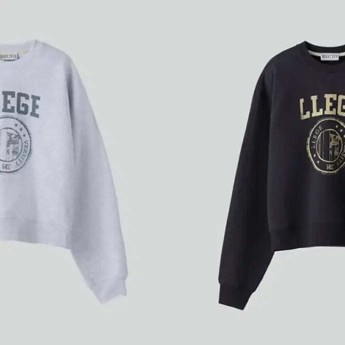 [BUNJANG] RECTO Crop Sweatshirt / 렉토 크롭 맨투맨