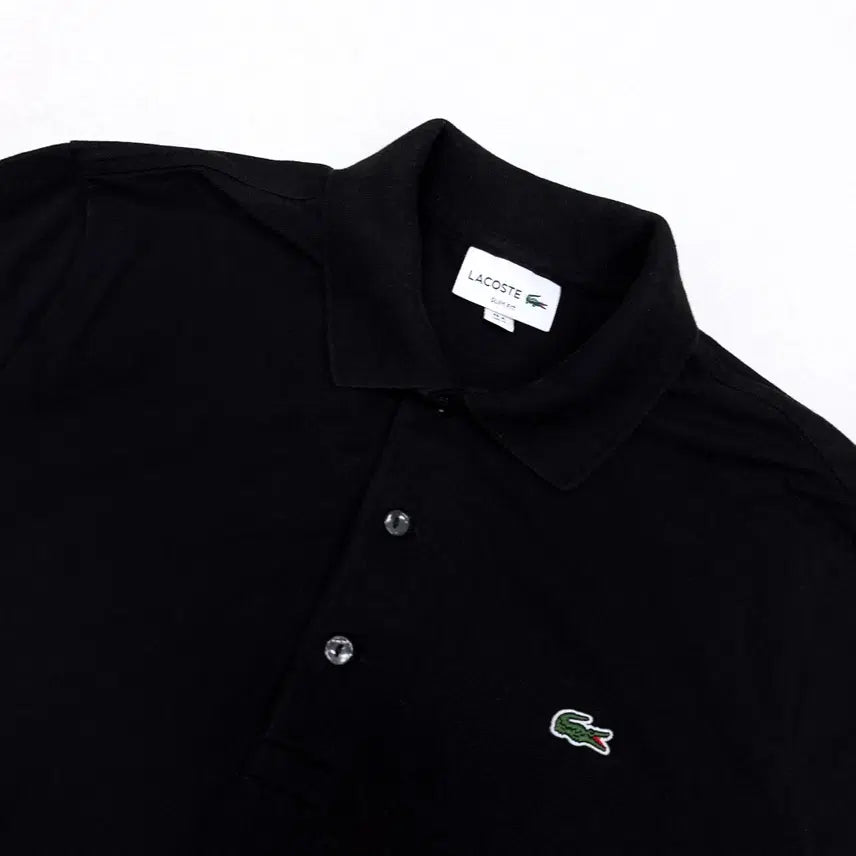 [SOLD OUT] [95] 라코스테 블랙 코튼 카라티