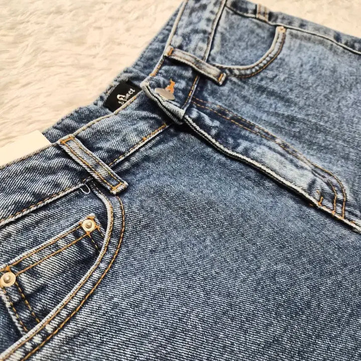 [BUNJANG] Denim Shorts (M) / 진청 4부 데미지 컷팅 데님 숏팬츠M 27
