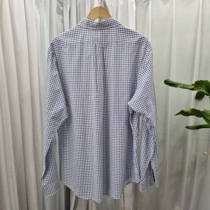 [BUNJANG] Ralph Lauren Slim Fit Blue Check Shirt / 랄프로렌 슬림핏 블루 체크셔츠 1961