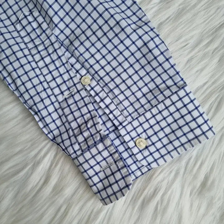 [BUNJANG] Ralph Lauren Slim Fit Blue Check Shirt / 랄프로렌 슬림핏 블루 체크셔츠 1961