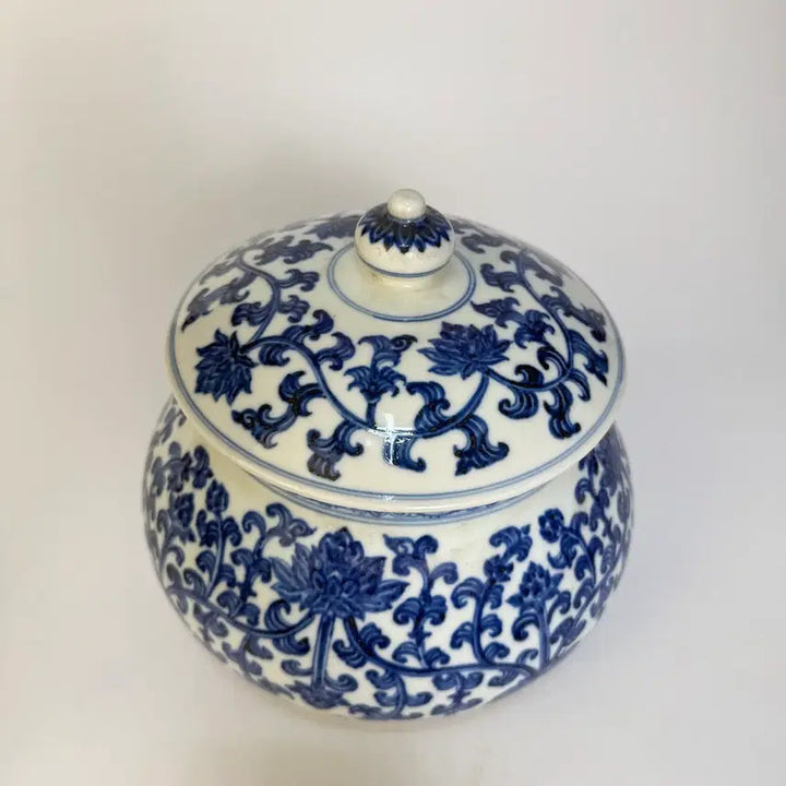 [SOLD OUT] 청화 화조문 유개호