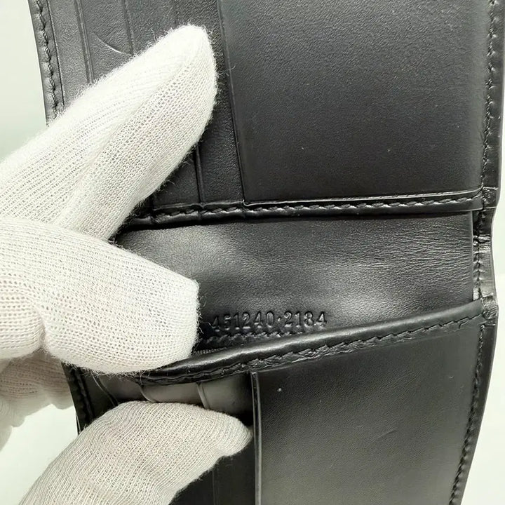[BUNJANG] Gucci GG Supreme Eden Bifold Wallet Black / [구찌] GG수프림 에덴 반지갑 블랙 451240 / A+급