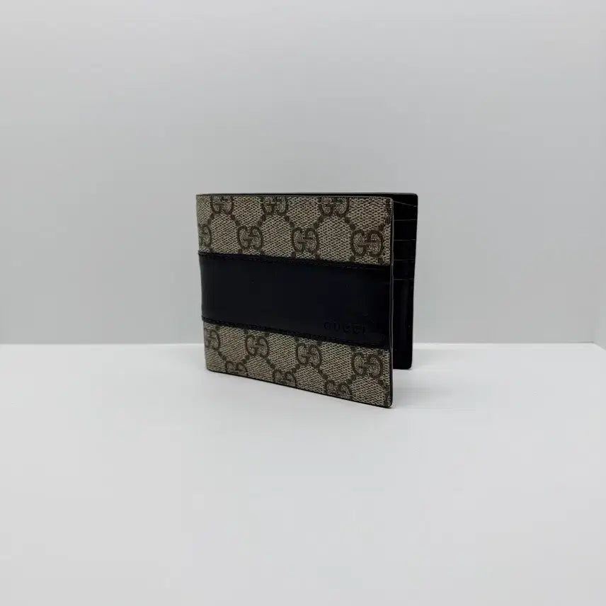 [BUNJANG] Gucci GG Supreme Eden Bifold Wallet Black / [구찌] GG수프림 에덴 반지갑 블랙 451240 / A+급