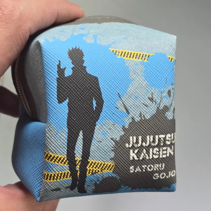 [BUNJANG] Jujutsu Kaisen Gojo Satoru Official Square Pouch Coin Holder / 주술회전 고죠 사토루 공식 사각 파우치 동전지갑 코인 홀더