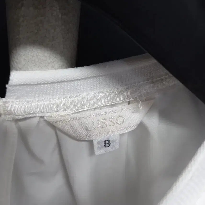 [BUNJANG] LUSSO Pocono 7/8 Sleeve Blouse (White) / LUSSO 루쏘 포코노 춘하 7부8부 블라우스 66
