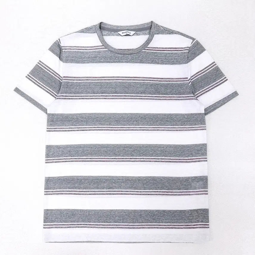 [SOLD OUT] [100] 빈폴 그레이 배색 린넨 라운드넥