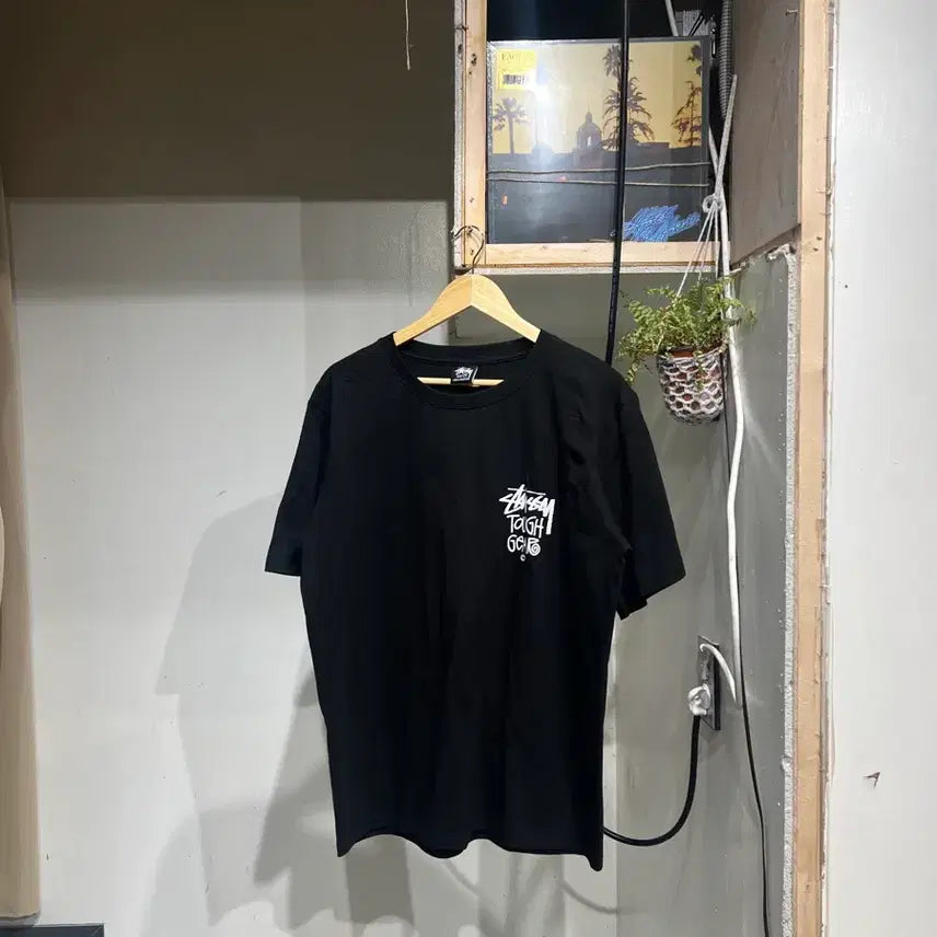 [BUNJANG] Stussy Tough Gear Printed Short Sleeve T-shirt / Stussy 스투시 tough gear 프린팅 반팔 티셔츠