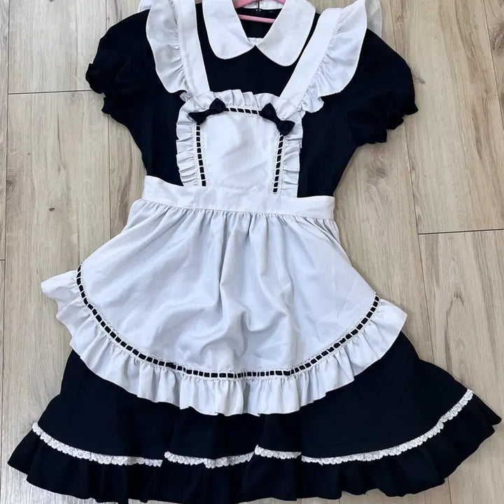 [BUNJANG] Bodyline Style Maid Dress / 바디라인st 메이드복