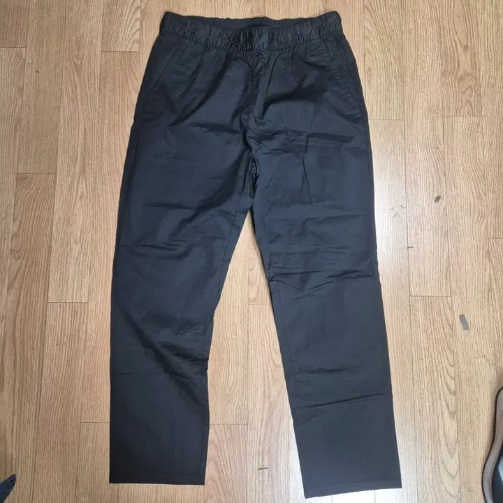 [SOLD OUT] 디스커버리블랙 여름스판면바지 허리밴딩 바지