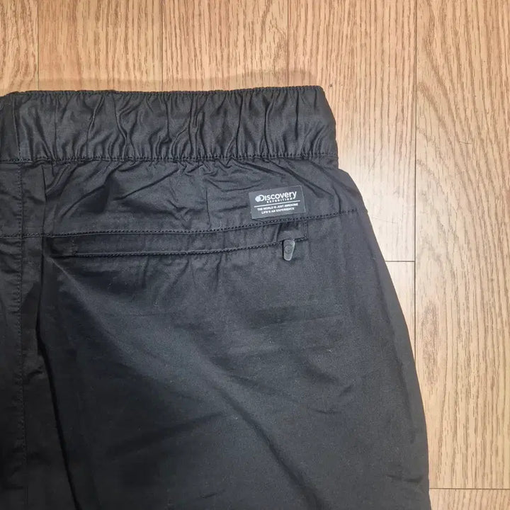 [SOLD OUT] 디스커버리블랙 여름스판면바지 허리밴딩 바지