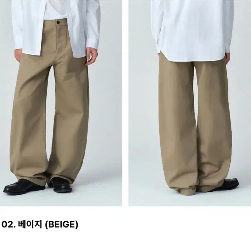 [SOLD OUT] 무탠다드 솔리드 CP 커브드 치노 팬츠 베이지 31사이즈 판매합니다
